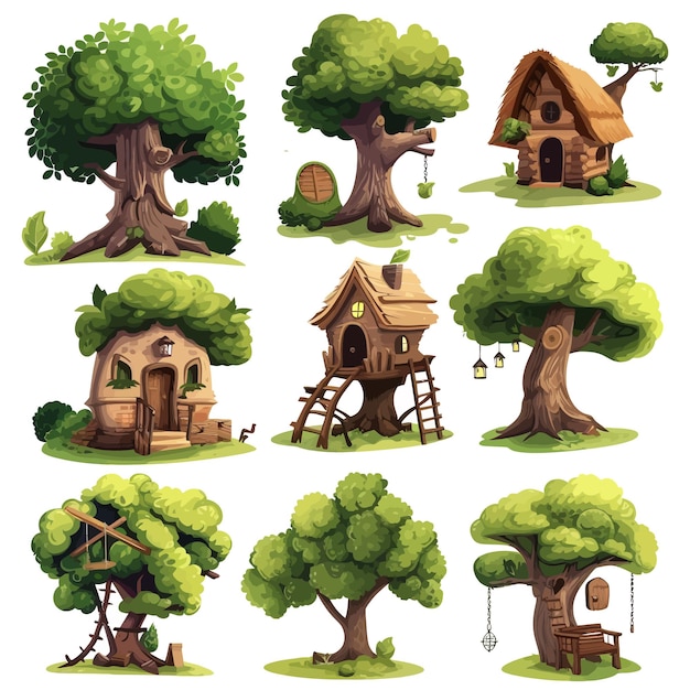 Tree_house_concept_Vector_illustration