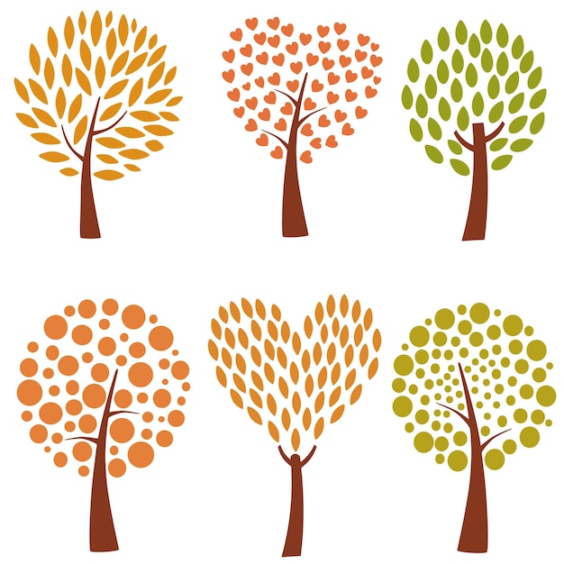 tree illustration collection