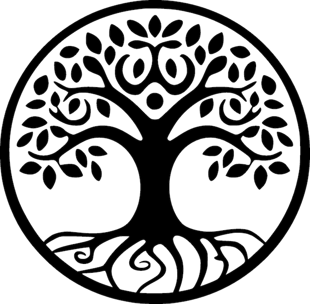 Tree of Life High Quality Vector Logo Vector illustration ideal for Tshirt graphic