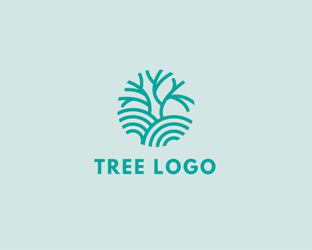 Tree logo creative vintage logo