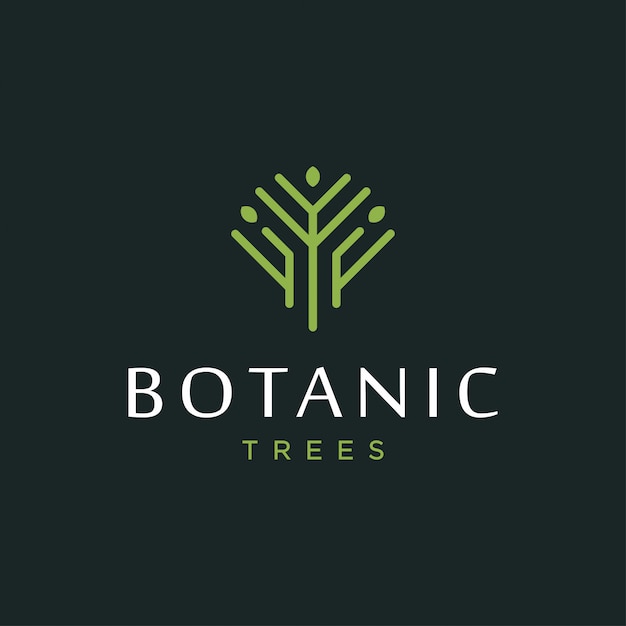 Tree logo design concept. Universal tree logo.