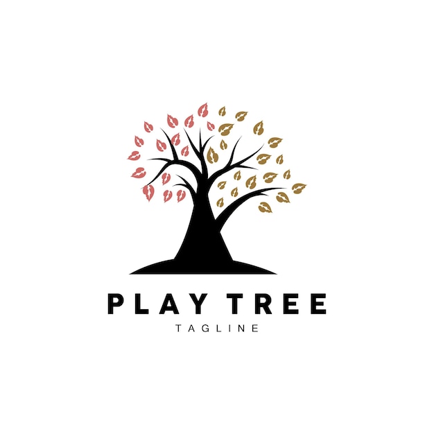 Tree Logo Design Playground Vector Education Tree Icon