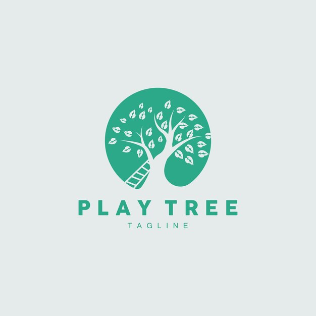 Tree Logo Design Playground Vector Education Tree Icon