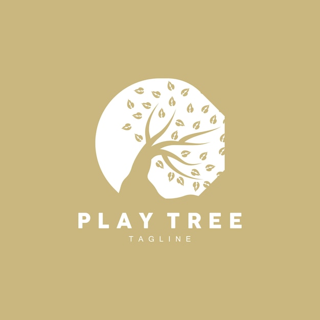 Tree Logo Design Playground Vector Education Tree Icon