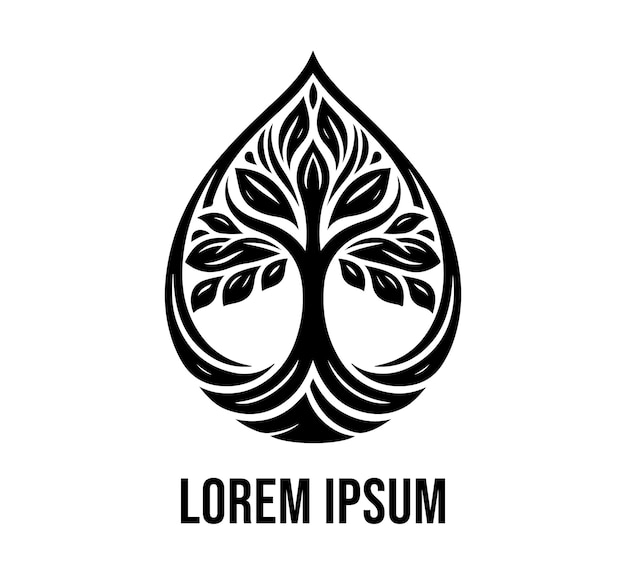 A tree logo design