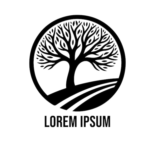 A tree logo design