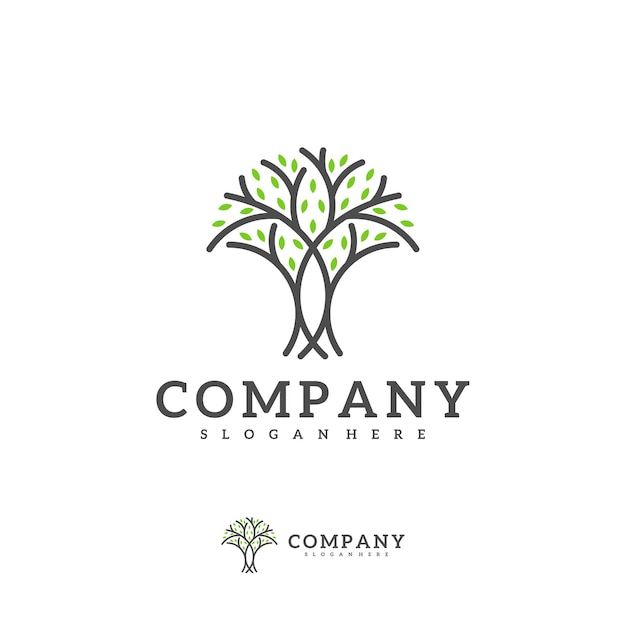 Tree logo vector template Creative Tree logo design concepts