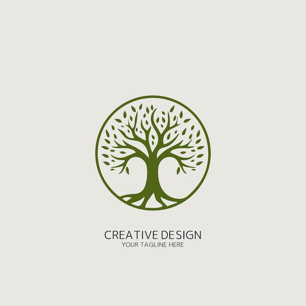 Tree logo vector