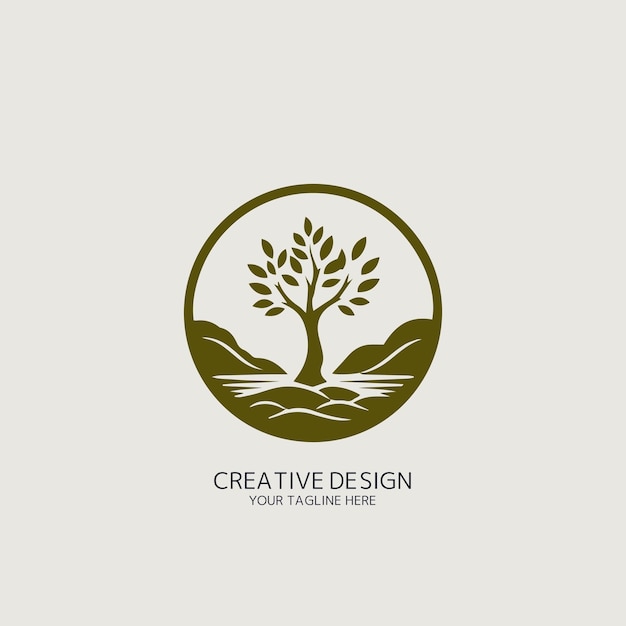 Tree logo vector