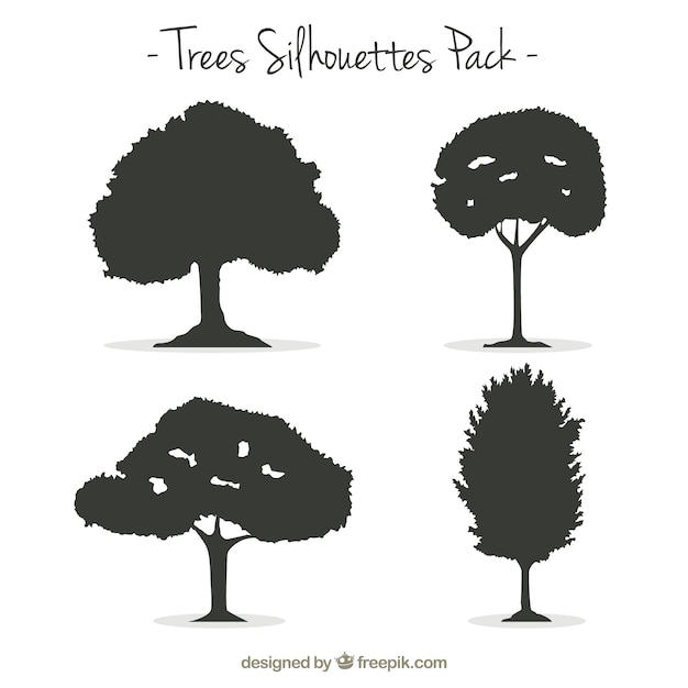 Tree silhouettes pack