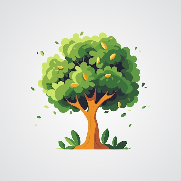 Tree Vector Illustration Tree Logo Design