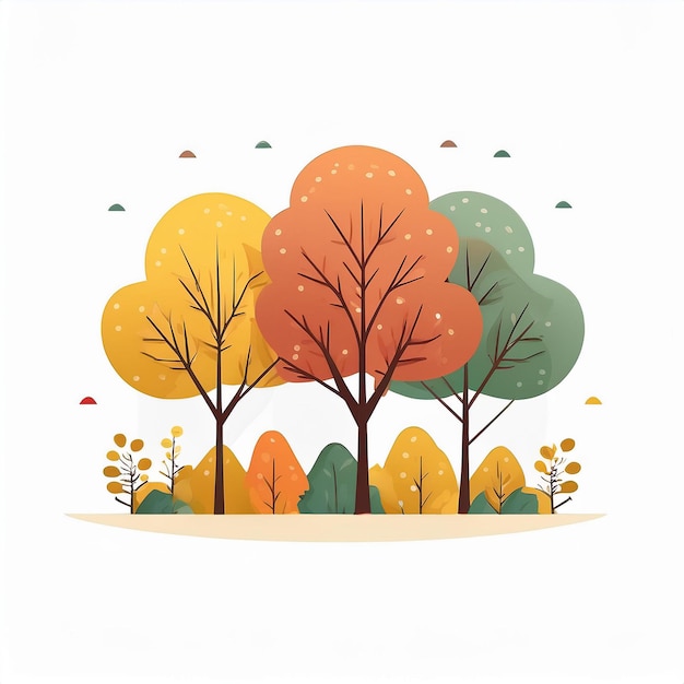 a tree with a colorful background with the word quot autumn quot on it