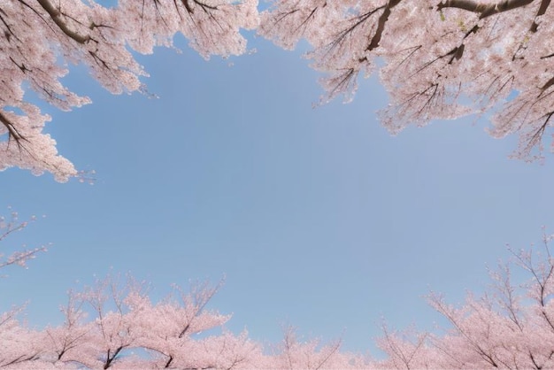 a tree with pink blossoms in the middle of it