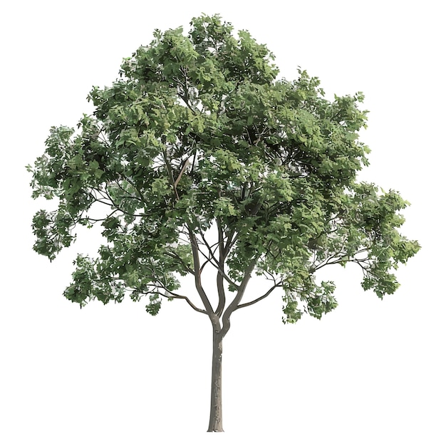 Vector a tree with a white background with a picture of a tree with the word quot tree quot on it