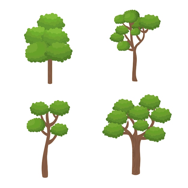 trees forest nature icon 