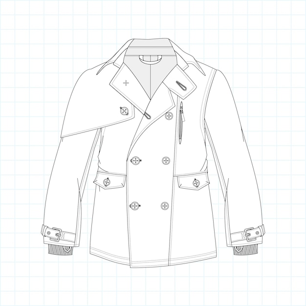 trench coat jacket