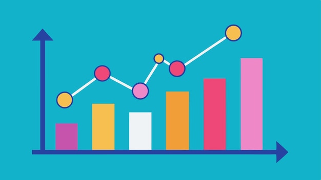 Trend Analysis Vector Graphic Design