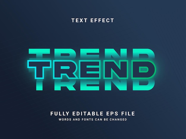 Trend Text Effect