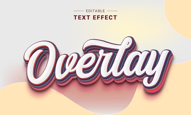 Trendy 3D Text Effect Generator. Lettering Art