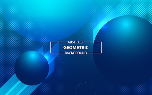 Trendy blue gradient colors abstract background