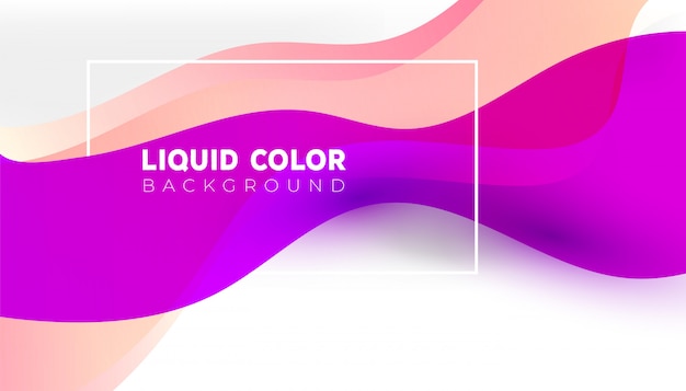 Trendy bright gradient colors with abstract fluid shapes, paint background