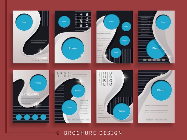 Trendy brochure template