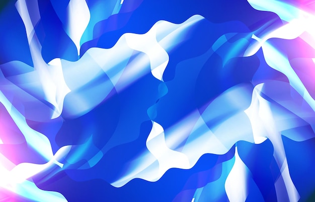 Trendy creative modern and abstract with wavy stylish with gradient blue color background design vector template