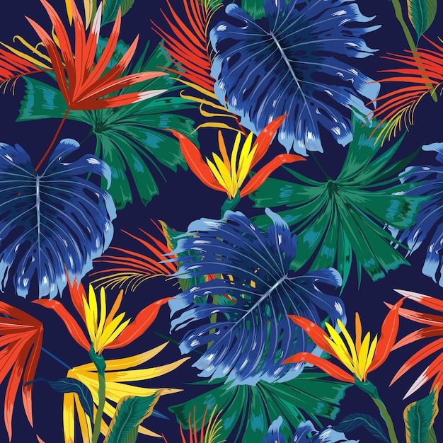 Trendy Dark jungle tropical forest contrasts