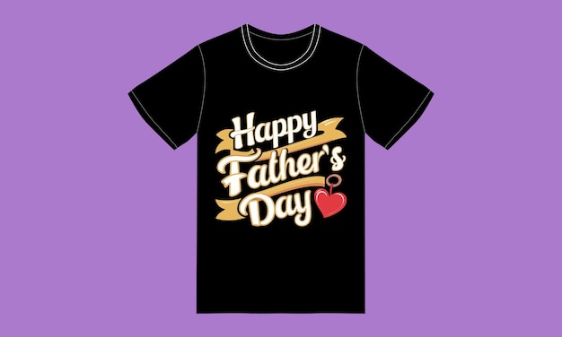 trendy fathers day typography graphic tshirt design