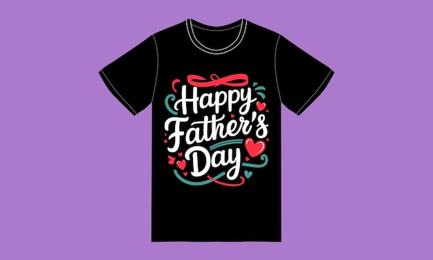 trendy fathers day typography graphic tshirt design