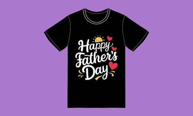 trendy fathers day typography graphic tshirt design