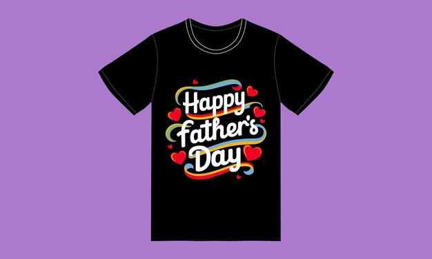 trendy fathers day typography graphic tshirt design