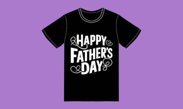 trendy fathers day typography graphic tshirt design