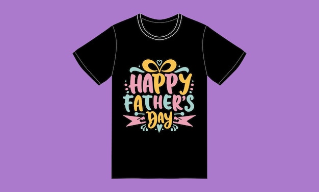 trendy fathers day typography graphic tshirt design