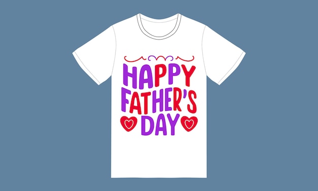 trendy fathers day typography graphic tshirt design