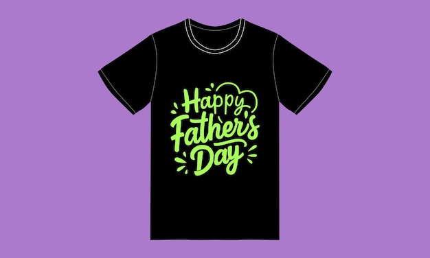 trendy fathers day typography graphic tshirt design