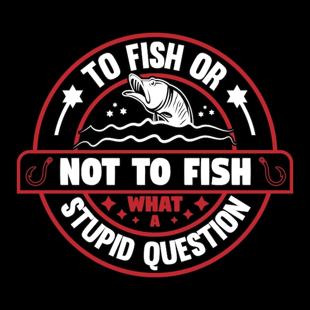 Trendy Fishing T shirt Design