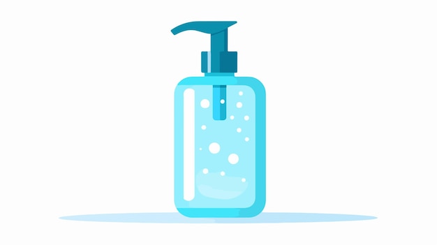 Vector trendy flat style hand sanitizer icon isolated