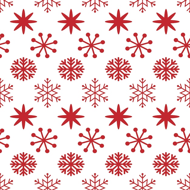 Trendy geometric festive wallpaper with snowflakes for Christmas celebrations