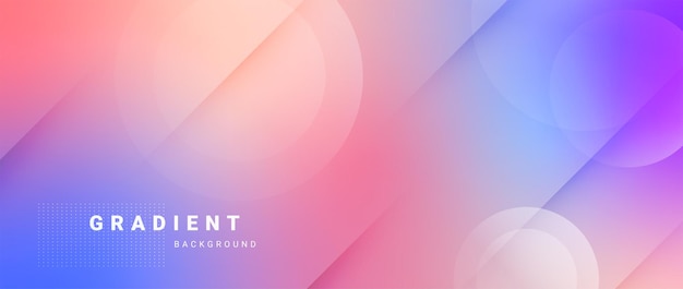 Trendy gradient background