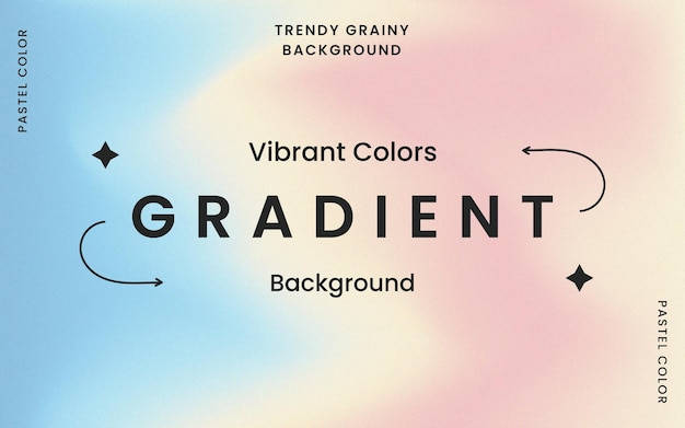 Trendy grainy background with vibrant colors Free Vector