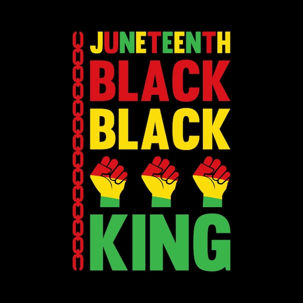 Trendy juneteenth t shirt design