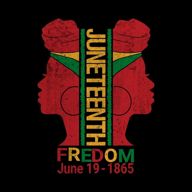 Trendy juneteenth t shirt design