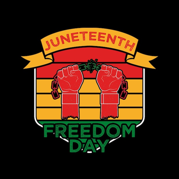 Trendy juneteenth t shirt design