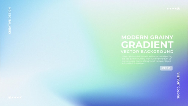 Trendy Modern Grainy Gradient Vector Background