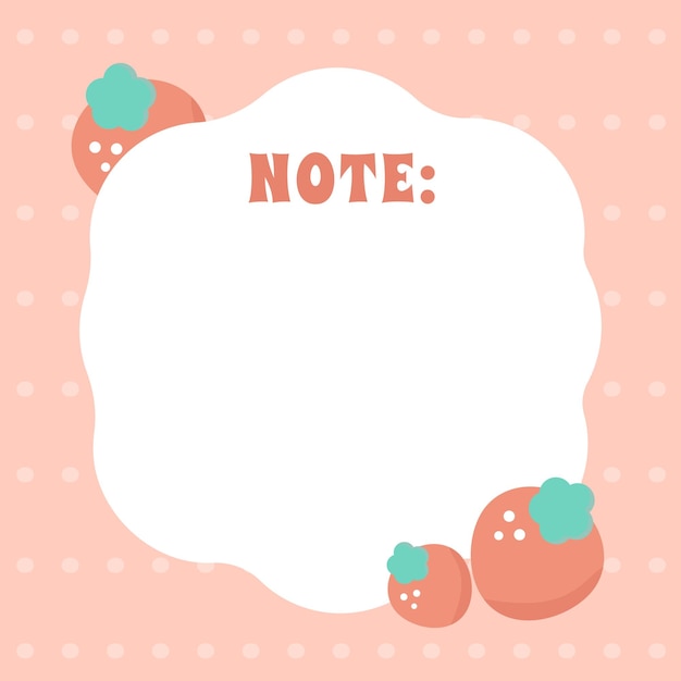 Trendy note sticker sheets of note papers, sticky notes vector cute pastel color note labels