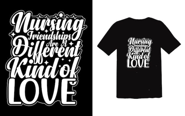 Trendy Nurse tshirt design typographic vector