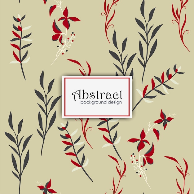 Trendy Seamless Floral Pattern 