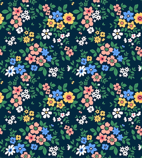 Trendy seamless floral pattern