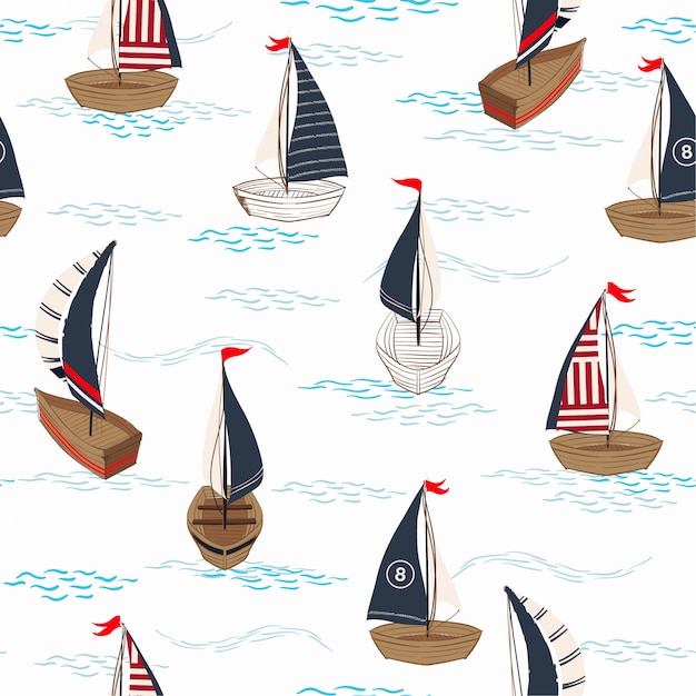 Trendy Summer Seamless pattern